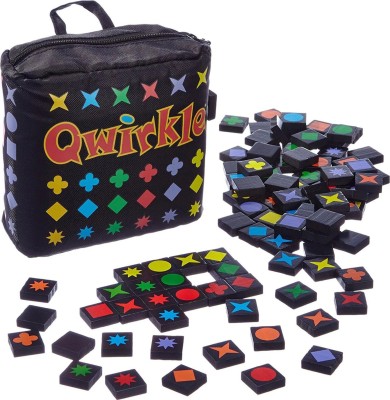 999 GAMES Qwirkle gra 108 drewnianych płytek + etui
