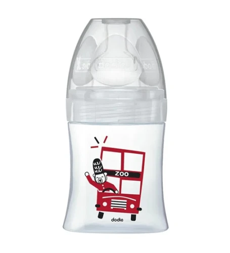 DODIE Sensation+ LONDYN szklana butelka 150 ml 0-6 m smoczek 1 wolny przepływ