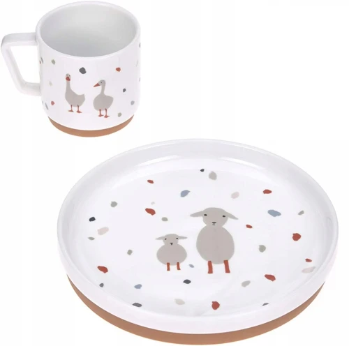 LASSIG Tiny Farmer zestaw naczyń porcelanowych