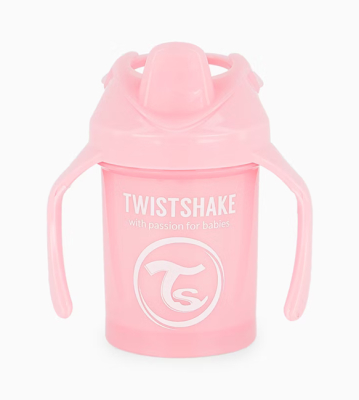 TWISTSHAKE Mini Cup kubek niekapek z ustnikiem i blenderem 230 ml 4 m+