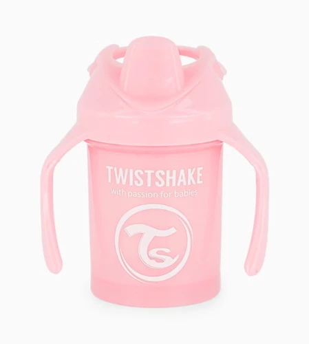 TWISTSHAKE Mini Cup kubek niekapek z ustnikiem i blenderem 230 ml 4 m+