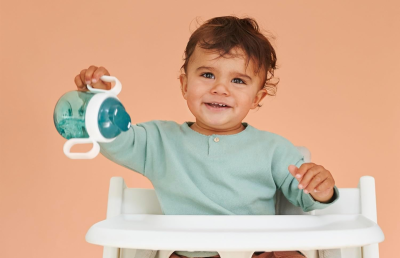 MEPAL Sippy Cup kubek niekapek ustnik dwustronny 200 ml 6 m+