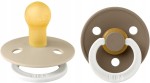 BIBS COLOUR GLOW succhietti calmanti 2 pezzi caucciù 0-6 mesi