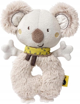 FEHN bawełniany chwytak z grzechotką KOALA 18 cm