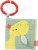FEHN Happy Dino książeczka sensoryczna ZAWIESZKA 11 x 11 cm